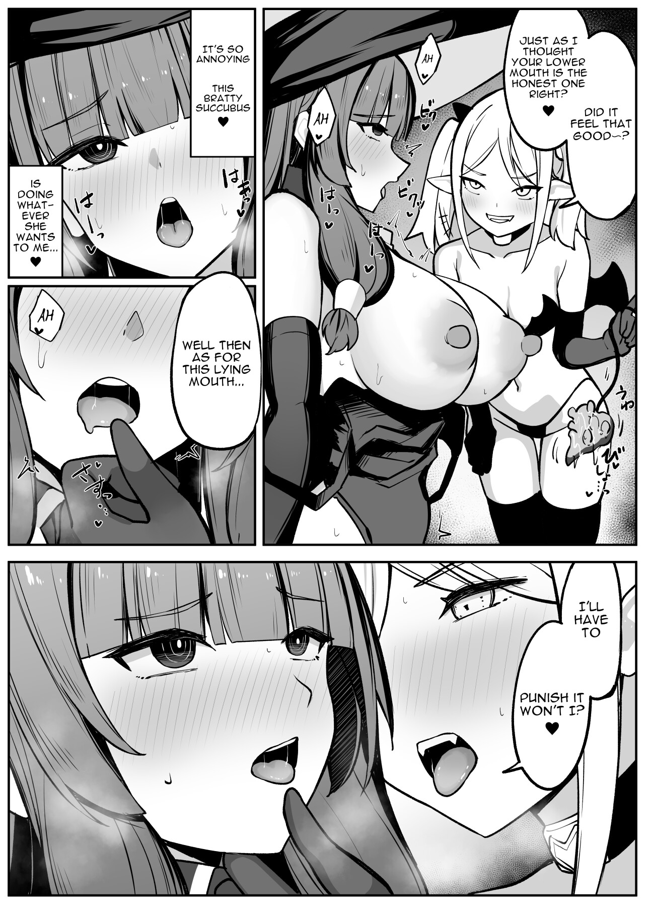hentai manga How the Strongest Witch Was Charmed and Defeated by a Succubus